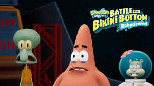 Spongebob squarepants and all related titles, logos and characters are trademarks of viacom international inc. Spongebob Squarepants Battle For Bikini Bottom Rehydrated Languages Are F U N Trailers Released Nintendosoup
