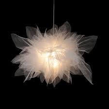 Creative White Pendant Light Flower