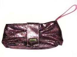 pink glitter sequin cosmetic bag