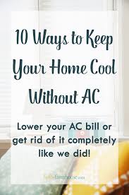 home cool without ac