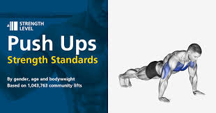 push ups standards for men and women