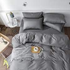 Grey Gentle Touch Bed Set Bedding Set