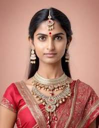 female indian costume face swap