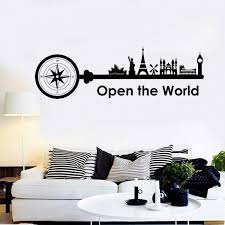 Open The World Wall Decal Signage