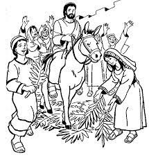 Akruti on september 26, 2019. Bible Coloring Pages Jesus Riding Donkey