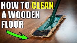 how to clean wooden floors naturally