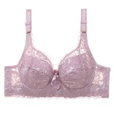 Fauean Womens Thin Cotton Cup Lace Gathered Adjustable Bra