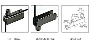 Glass Door Hinges For 4 Mm To 6 Mm Glass