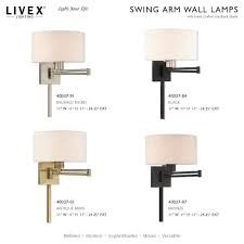 Livex Lighting Swing Arm Wall Lamps 1