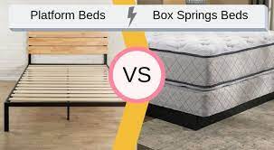platform beds vs box spring beds
