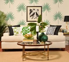how to decorate with tropical colors