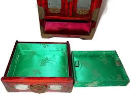 in china jade wooden jewelry box