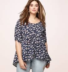 Shop New Tops With Girly Influence Like Our Plus Size Floral