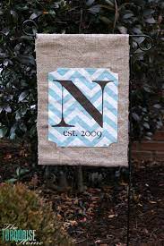 Diy No Sew Garden Flag The Turquoise Home