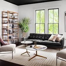Black Leather Sofas Furniture