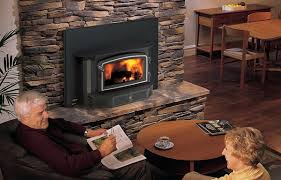 Wood Fireplace Insert Aspen Green Gas
