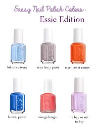 Essie Nail Polish Color Chart Exceptional Essie Spring
