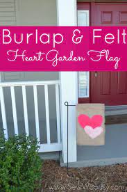 A Cute Diy Garden Flag Just In Time