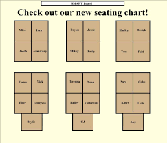 free seating chart template microsoft word