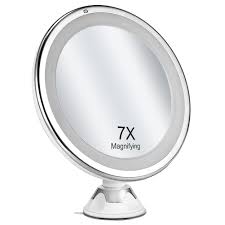 Buy Magnifying Mirror 7x Oak Leaf Led Lighted Makeup Mirror