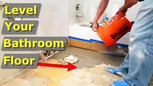 See more ideas about leveling floor, flooring, basement flooring. How To Self Level A Bathroom Floor Using Self Leveler Cement Youtube