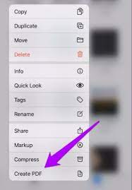 how to convert a picture to pdf on iphones
