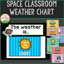 Space Classroom Weather Chart