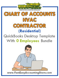 Quickbooks Setup Template And Chart Of Accounts For Hvac