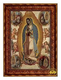 Virgen de Guadalupe con Estaciones (framed) - Reigning Mercy