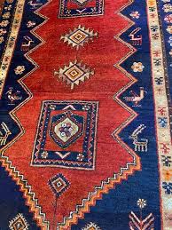 antique bakhtiari persian rug mayo