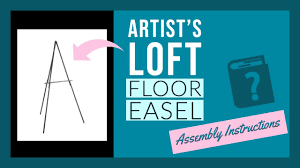 artists loft floor easel embly