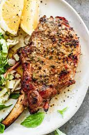 grilled pork chops wellplated com