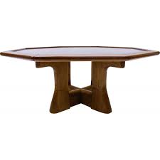 vintage octagonal coffee table with