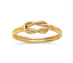 j co jewelry love knot ring us8