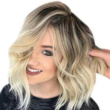 Any short layered hairstyle is a real beauty for women, particularly those who are stuck in the belief that they have to stick to long mane to look layered inverted bob with ice blonde balayage. Golden Curly Short Hair Wig Soft Short Layered Shaggy Swept Blonde Shopee Philippines