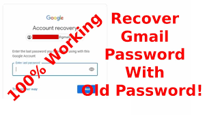 recover gmail id with old pword