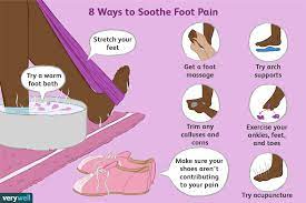 self care tips to soothe aching feet at