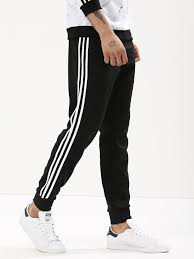 Buy Adidas Originals Black Sst Cuffed Track Pants For Men