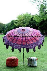 Garden Parasol Handmade Mandala Indian