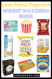 weight watchers low point popcorn guide