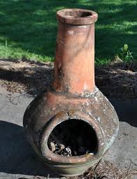 Maybe you would like to learn more about one of these? Terra Cotta Chiminea Fire Pit On Metal Stand Estate Personal Property Online Auctions Proxibid