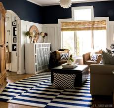 fall in the living room navy brown