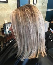Lob With A Rooted Baby Light In 2020 Hair Styles