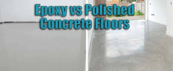 epoxy floor vs polished concrete