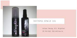 setting sprays 101 urban decay all