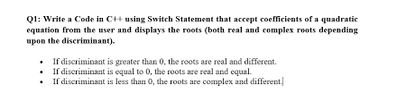 code in c using switch statement