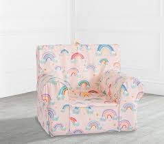 The anywhere chair offers children a great place for reading and playing. Rainbow Print Anywhere Chair Kids Armchair Pottery Barn Kids