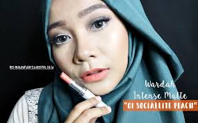 review wardah intense matte lipstick