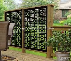 Metal Privacy Screen Fence Decorative