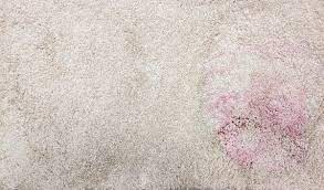 how to get pink stain out of a carpet